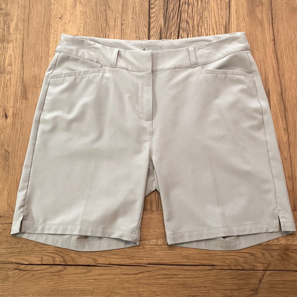 Ladies Adidas Grey Golf Shorts Size 12